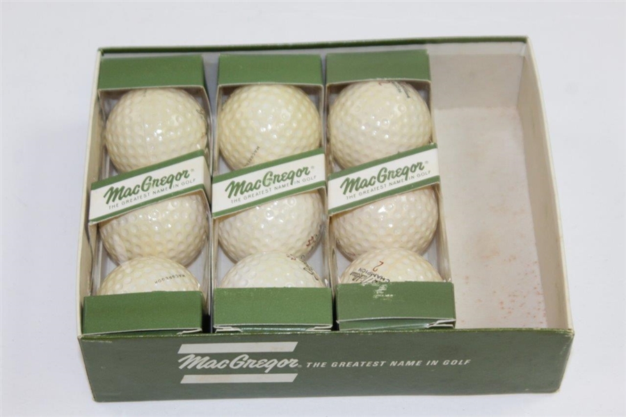 Classic Jack Nicklaus MacGregor Champion Liquid Center Golf Balls (9) in Box