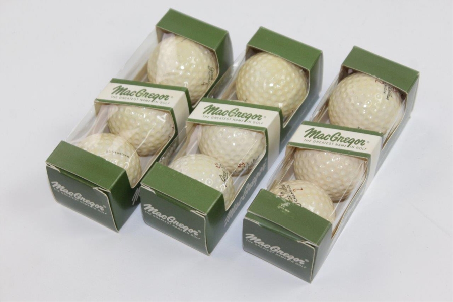 Classic Jack Nicklaus MacGregor Champion Liquid Center Golf Balls (9) in Box