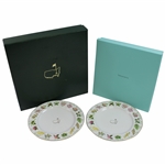 Two 2016 Augusta National Masters Tournament Tiffany & Co. Beautification Plates in Original Boxes