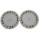 Two 2016 Augusta National Masters Tournament Tiffany & Co. Beautification Plates in Original Boxes