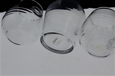Augusta National Golf Club Carafe with Two Stemless Wine Glasses in Original Juliska Boxes