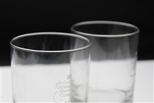 Pair of Augusta National Golf Club Whiskey Rocks Glasses