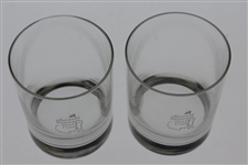 Pair of Augusta National Golf Club Whiskey Rocks Glasses