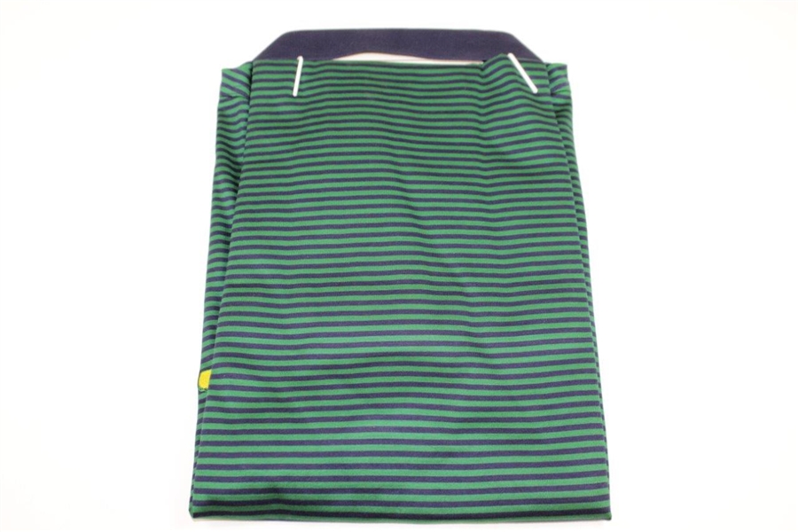 Masters Tournament 'Amen Corner Collection' XXL Green/Blue Fancy Golf Shirt - New