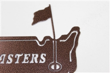 Masters Tournament Bronze Hook Wall Art in Box