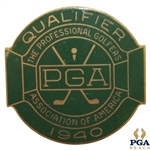 1940 PGA Championship at Hershey CC Contestant Badge - Byron Nelson Winner