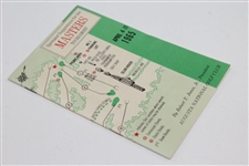 1965 Masters Tournament Spectator Guide - Jack Nicklaus Winner