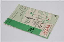 1965 Masters Tournament Spectator Guide - Jack Nicklaus Winner