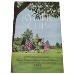 1953 Official Ryder Cup at Wentworth Golf Club Program