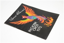 1972 Phoenix Open Official Program Signed by Homero Blancos JSA ALOA