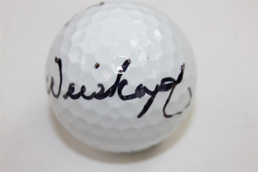 Tom Weiskopf Signed Callaway Logo Golf Ball JSA ALOA