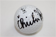 ChiChi Rodriguez Signed Personal Used Sabre Logo Golf Ball JSA ALOA