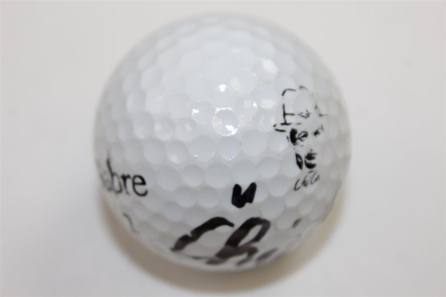 ChiChi Rodriguez Signed Personal Used Sabre Logo Golf Ball JSA ALOA