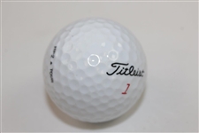 Justin Leonard Signed 1997 OPEN Championship at Royal Troon Logo Golf Ball JSA ALOA