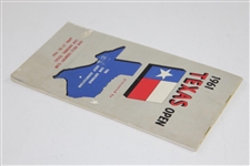 1961 Texas Open at Oak Hills Country Club Official Program - Arnold Palmer Winner
