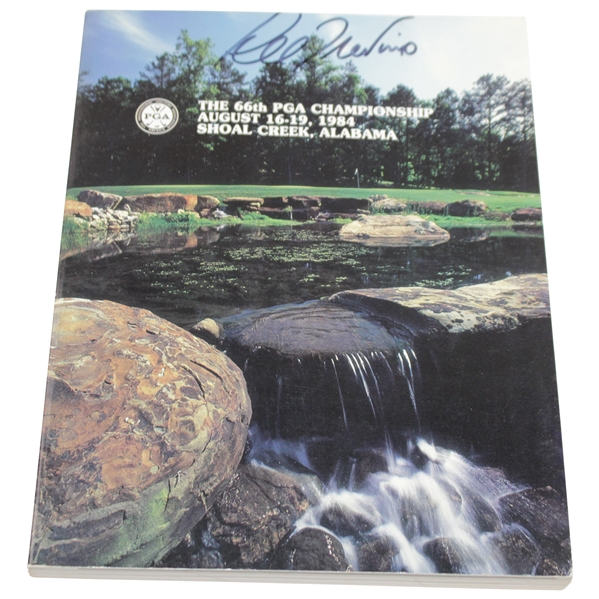 Champion Lee Trevino Signed 1984 US Open at Shoal Creek Official Program JSA ALOA