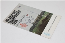 Tony Jacklin Signed 1969 OPEN Championship at Royal Lytham Official Program JSA ALOA