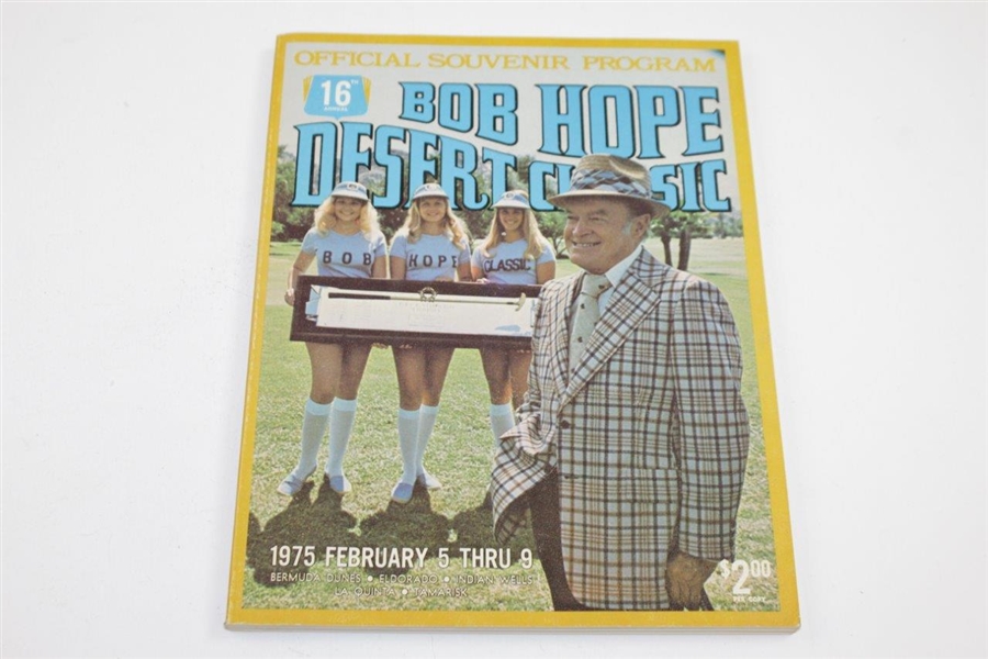 1973, 1974, & 1975 Bob Hope Desert Classic Official Programs