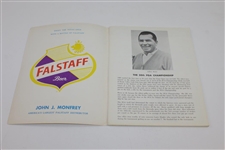 Champion Deane Beman Signed 1969 Texas Open at Pecan Valley GC Program JSA ALOA