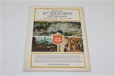 Champion Deane Beman Signed 1969 Texas Open at Pecan Valley GC Program JSA ALOA