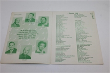 Champion Bill Johnston Signed 1958 Texas Open Golf Tournament Program JSA ALOA