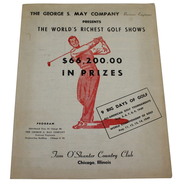 1949 World Golf Championship Played at Tam O'Shanter CC Official Program