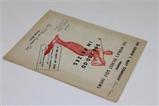 1949 World Golf Championship Played at Tam O'Shanter CC Official Program