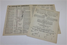 1949 World Golf Championship Played at Tam O'Shanter CC Official Program