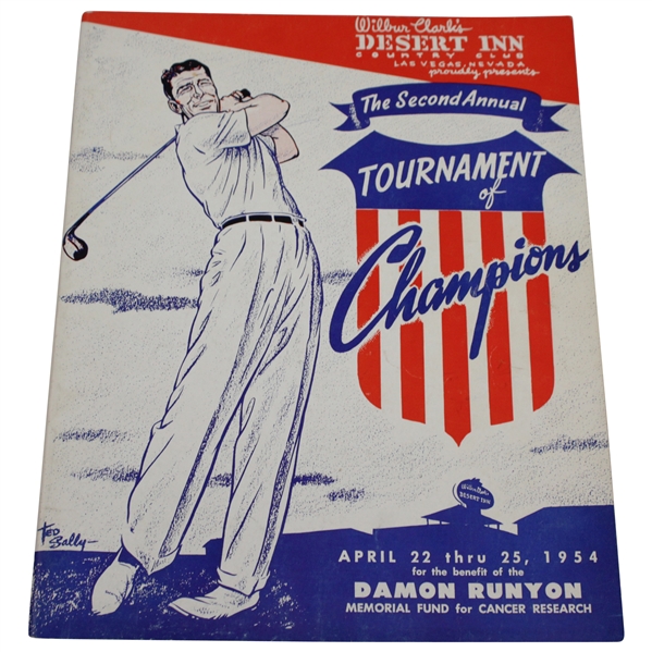 1954 Second Annual Tournament of Champions at Desert Inn CC Official Program