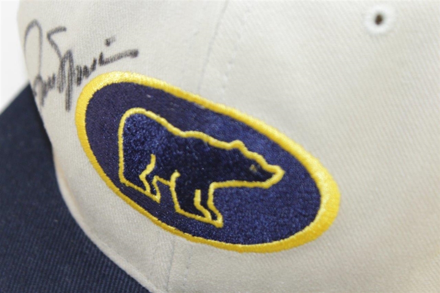 Jack Nicklaus Signed Golden Bear Circle Patch Logo Hat JSA #P17373