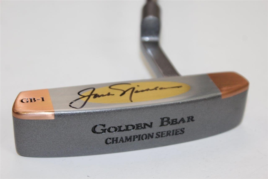 Jack Nicklaus Signed Excellent Unused Condition Golden Bear GB-1 Championship Series Putter JSA ALOA