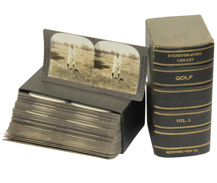 Bobby Jones Original Complete Set in Original Case of Stereographic Library Vol. I - Full Set of 50
