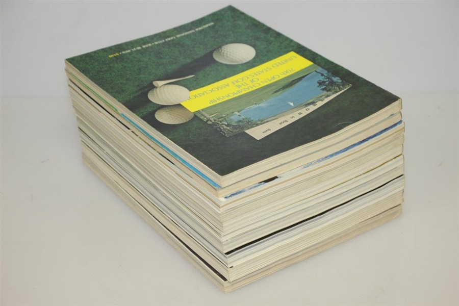 1970-79 US Open Programs Complete Set - Very Good Condition