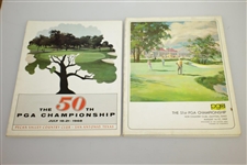 1966-70 PGA Championship Programs Set - Floyd, Stockton, Boros & Others 