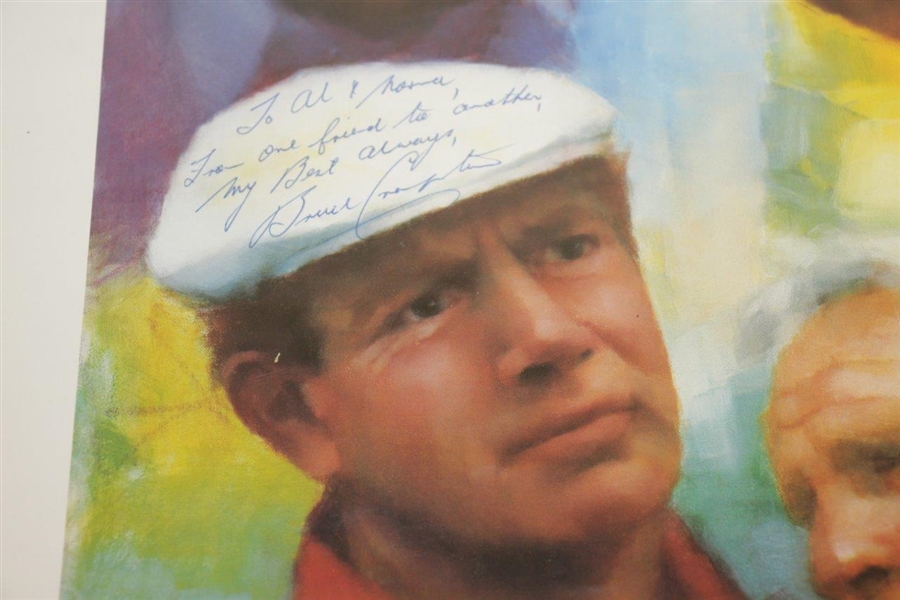 Arnold Palmer, ChiChi, Douglas, & Crampton Signed 1989 Suncoast Classic Poster JSA ALOA