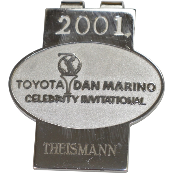 Joe Theismann's 2001 Dan Marino Toyota Celebrity Golf Invitational Contestant Money Clip