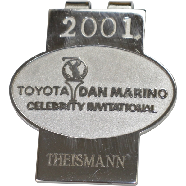 Joe Theismanns 2001 Dan Marino Toyota Celebrity Golf Invitational Contestant Money Clip