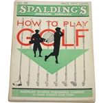 1930 Spaldings Athletic Library Hot To Play Golf No. 4B Booklet by Innis Brown