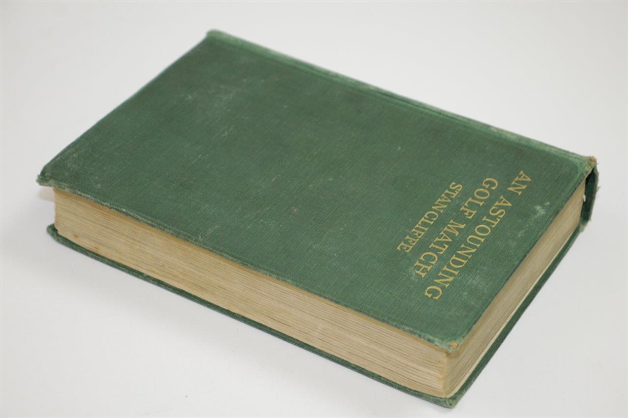 1910 'An Astounding Golf Match' Book by Stancliffe (Stanley Clifford) 1st Edition