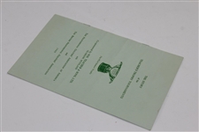 1960 'The Story of the Teacher's Trophy Tournaments' Brochure/Program