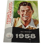 1958 Wilson Gateway to Golf & Tennis Book with Cary Middlecoff Cover