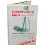 1965 Unplayable Lies Book by Fred Corcoran with Bud Harvey