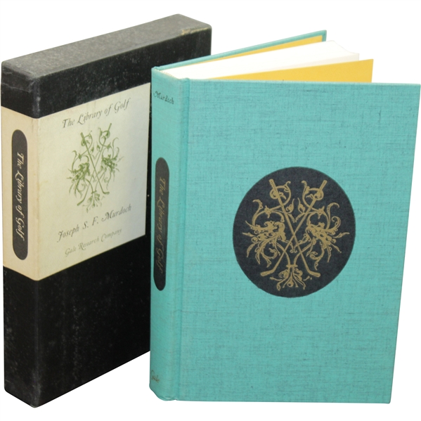 1968 The Library of Golf 1743-1966 Book by Joseph Murdock in Slipcase