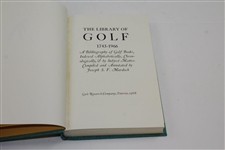 1968 'The Library of Golf 1743-1966' Book by Joseph Murdock in Slipcase