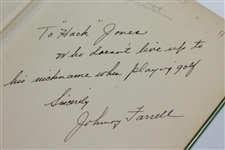 Johnny Farrell Signed & Inscribed 1951 'If I Were In Your Golf Shoes' Book JSA ALOA