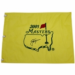 Jack Nicklaus Signed 2005 Masters Embroidered Flag JSA ALOA