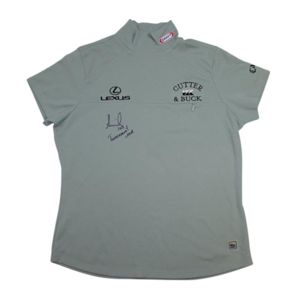 Annika Sorenstam Signed Tournament Used Lexus/Cutter & Buck Callaway Golf Shirt JSA #V87388