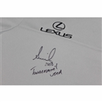 Annika Sorenstam Signed Tournament Used Lexus/Cutter & Buck Callaway Golf Shirt JSA #V87388