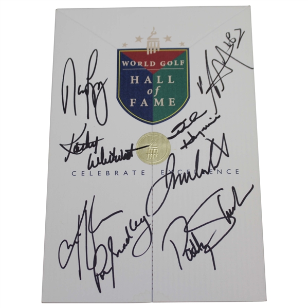 Eight (8) LPGA World Golf Hall of Fame Members Signed WGHOF Program JSA ALOA