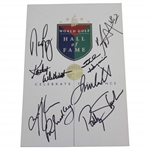 Eight (8) LPGA World Golf Hall of Fame Members Signed WGHOF Program JSA ALOA